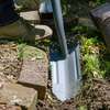 Radius Garden Root Slayer Trench Spade Shovel, 42 in L, Carbon Steel 23711